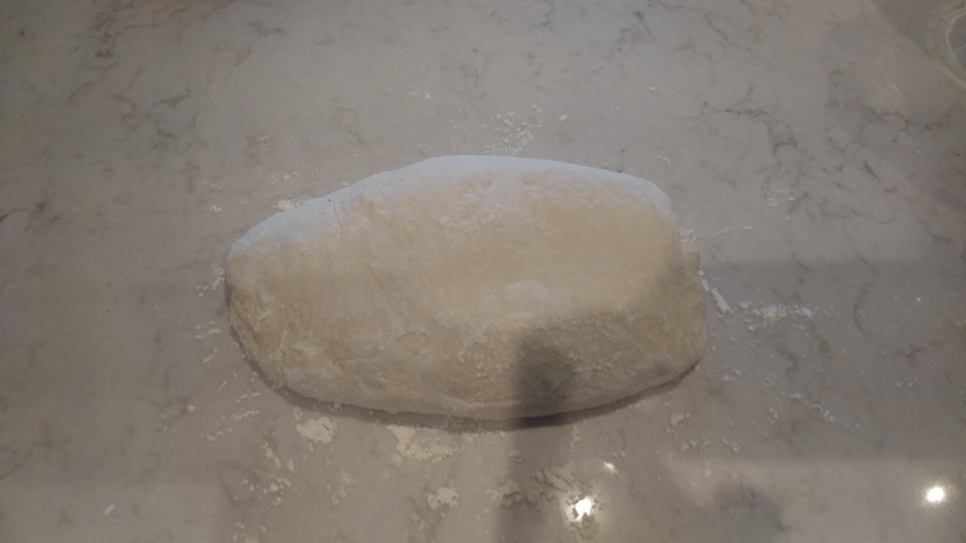Shaped dough