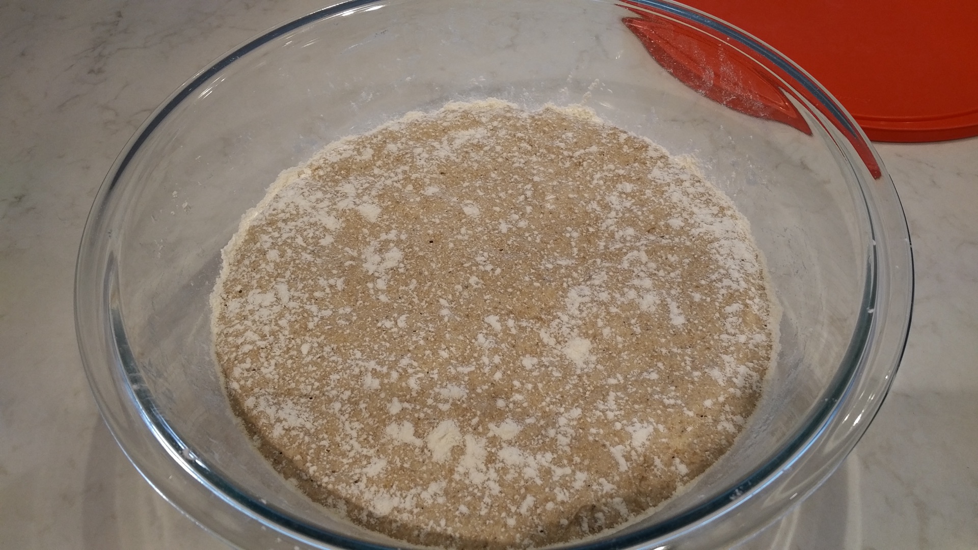 Floured dough