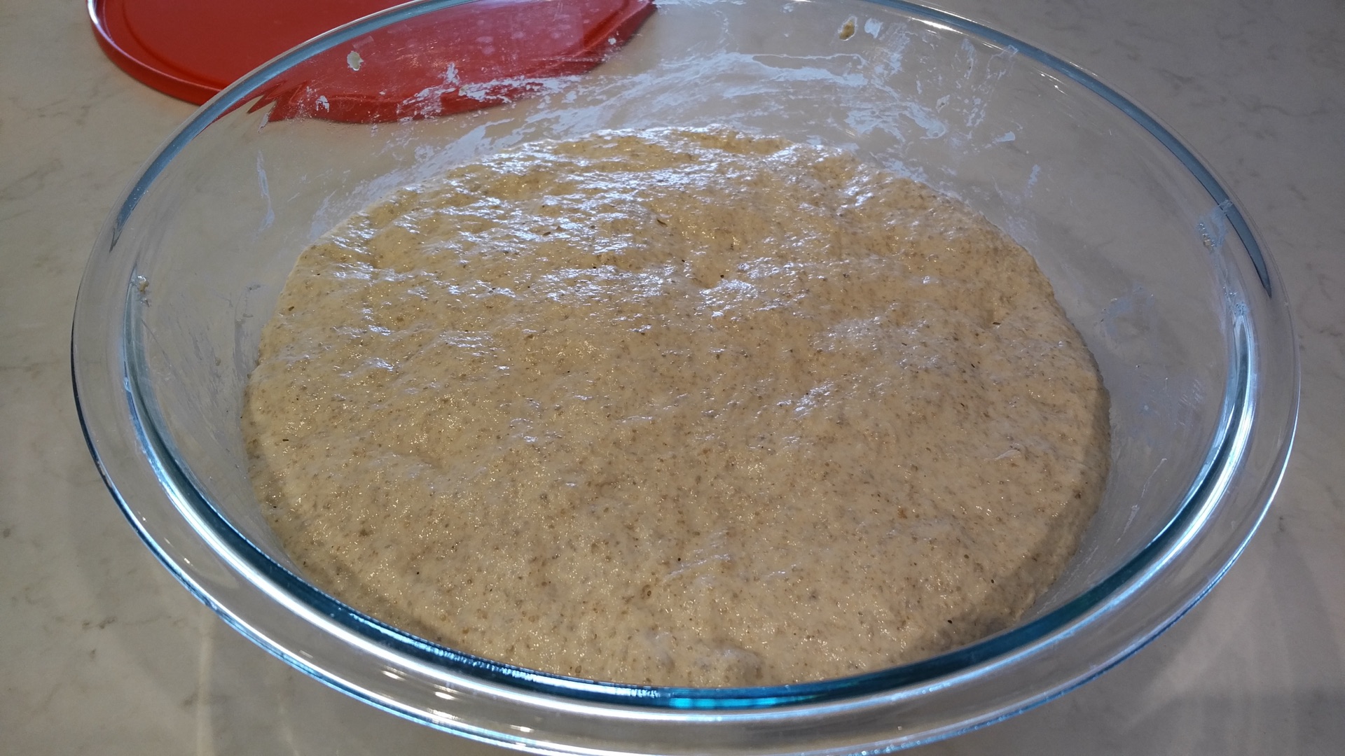 Risen dough