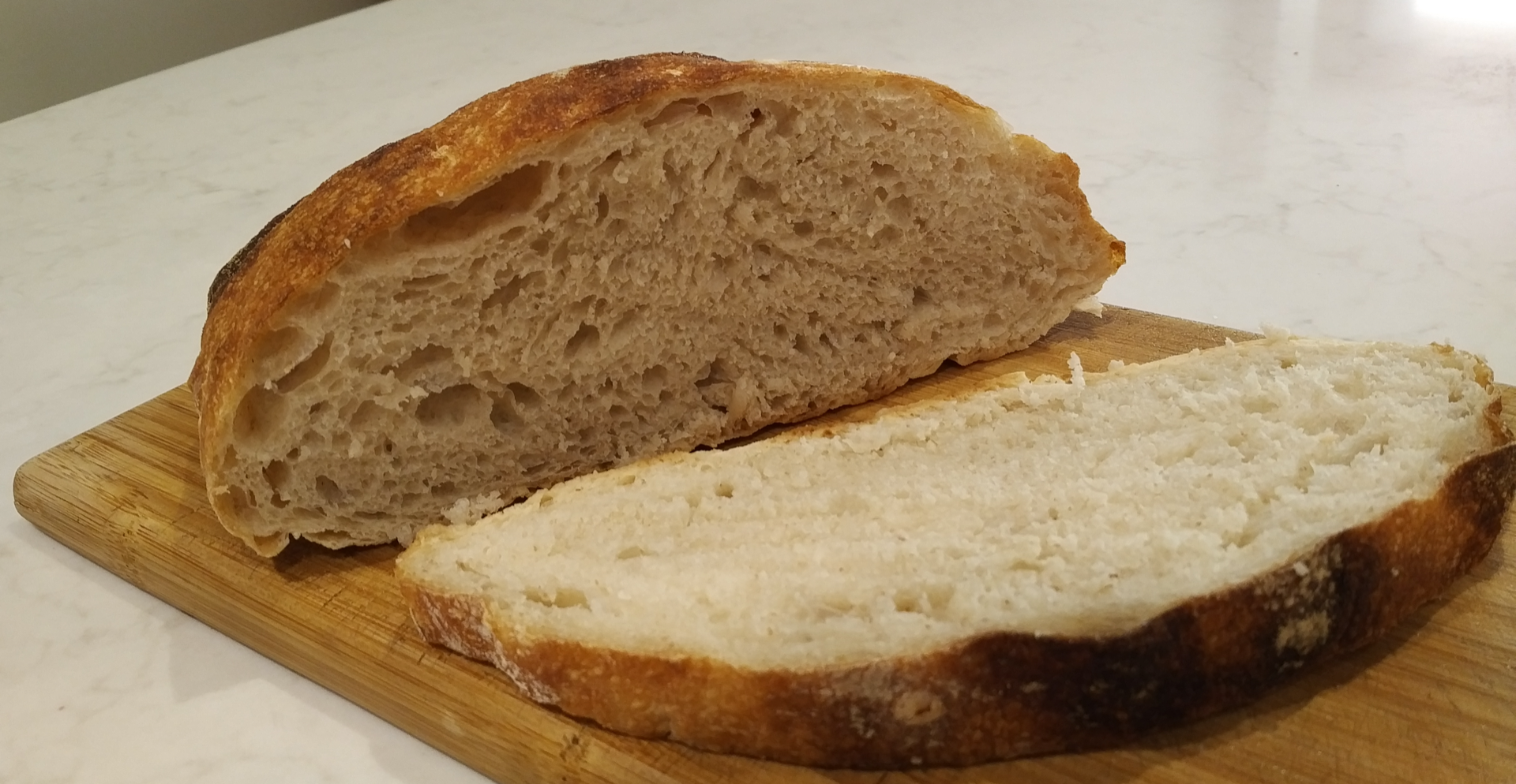 Sliced ciabatta